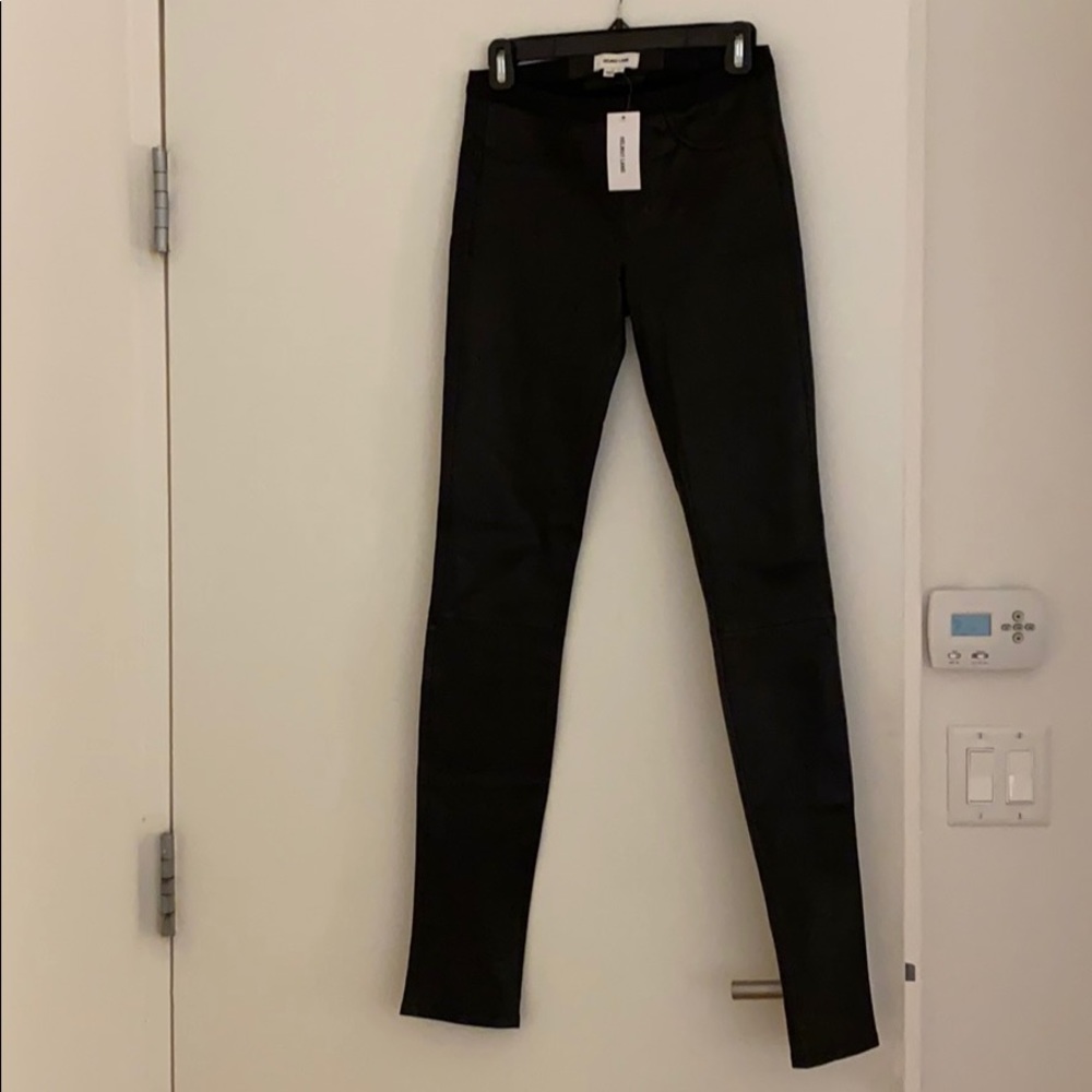 Helmut Lang Leather Leggings